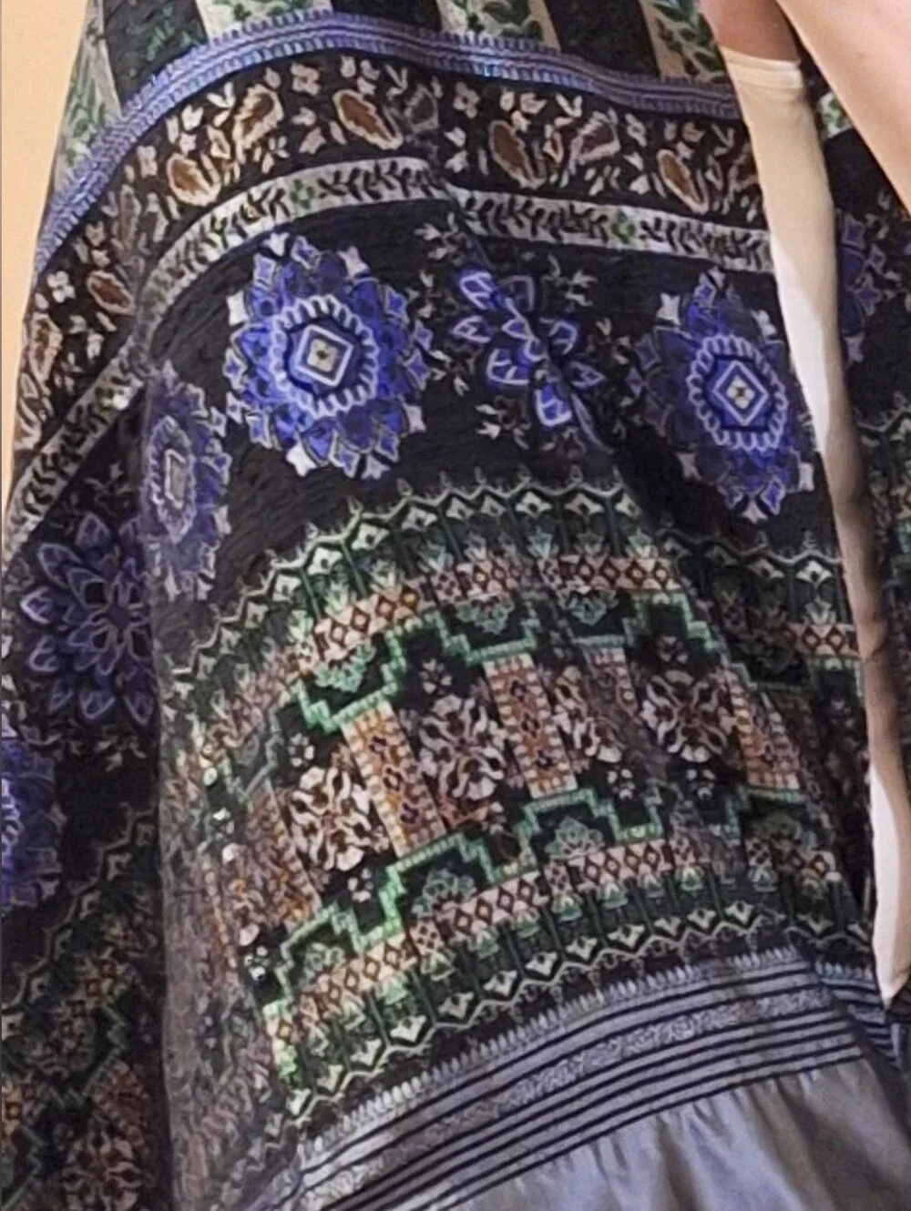 Italian, Dual-Sided Scarf/Wrap